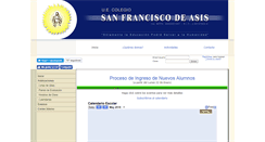 Desktop Screenshot of colegiosanfrancisco.com