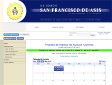 Tablet Screenshot of colegiosanfrancisco.com